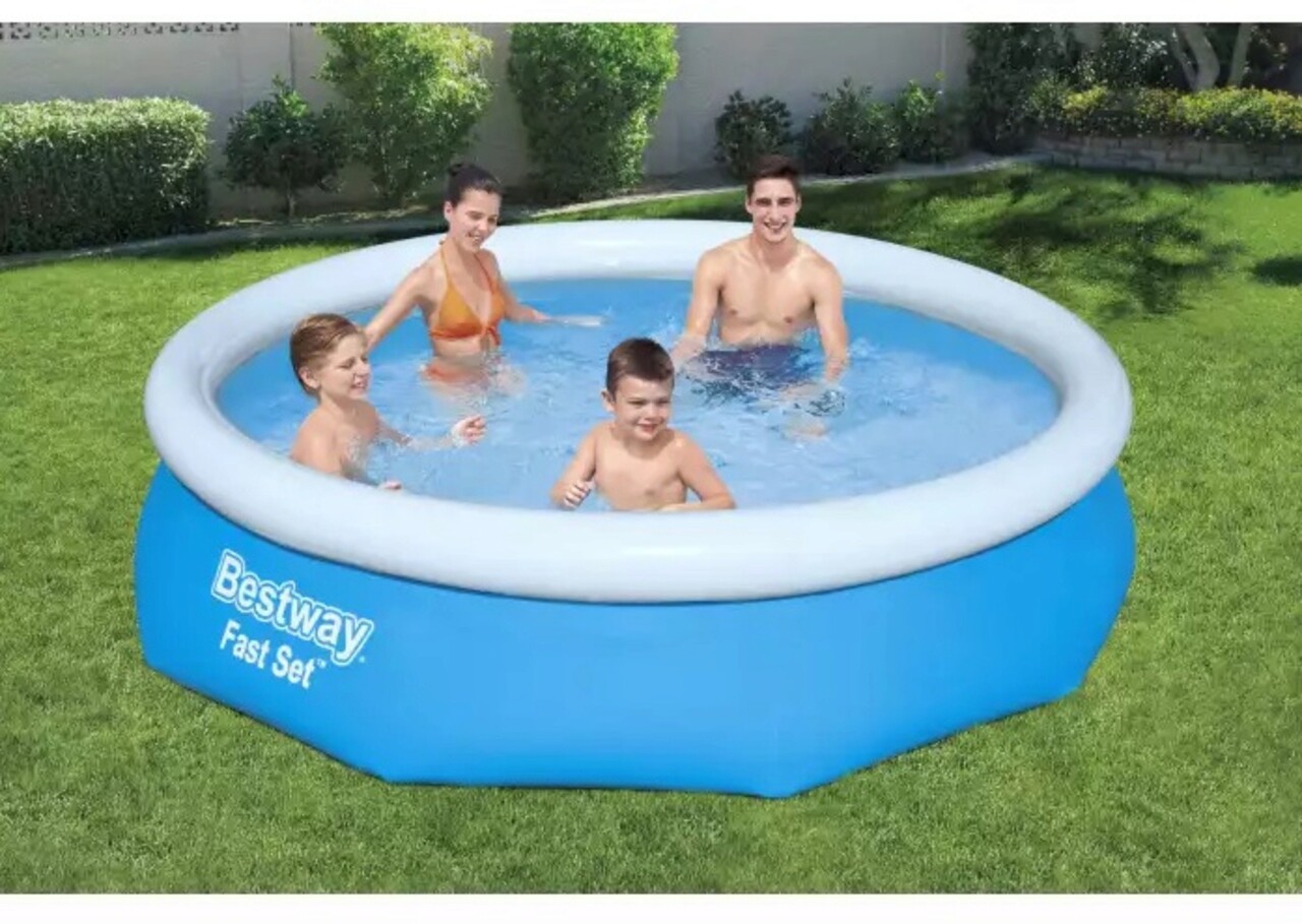 Piscina gonflabila Bestway Fast Set 57270 cu pompa de filtrare, 305x76 cm, PVC - imagine 6